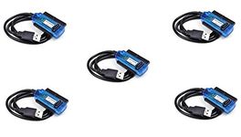 C&E USB 2.0 to SATA + IDE 2.5/3.5/5.25 Inches Cable Adapter 5 Pack, CNE467189