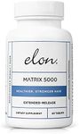 Elon Matrix 5000 - Biotin 5000mcg Vitamins for Hair Growth w/Extended Release - Promotes Healthy & Strong Hair & Nails - (60 Day Supply)