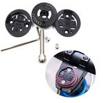 CYSKY Garmin Edge Mount, Bike Stem Top Cap Holder for Garmin Bryton Cycling GPS Computer, Fit Garmin 1000,820,810,800, 520,510,500,200 and Bryton 530 330 310 100 (Black)