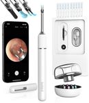 BEBIRD Note5 Pro Ear Camera: Exclusive FHD Ear Cleaner with Omnidirectional Tweezers, IoT-Enabled Otoscope Support Remote Videos, Magnetic On/Off Cap, Ear Hygiene StorageBase, 12PCS Replacement Tips