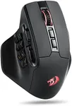 Redragon M811 PRO Wireless MMO Gaming Mouse, 15 Programmable Buttons RGB Gamer Mouse w/Ergonomic Natural Grip Build, 10 Side Macro Keys, Software Supports DIY Keybinds & Backlit