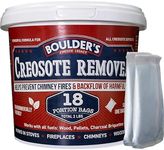 Creosote Remover for Fireplaces,Chimneys, Pellet & Wood Stoves - 18 Pre-Measured Portion Bags, Non-Toxic Chimney Cleaner, Removes Tar & Creosote Buildup, Prevents Chimney Fires, Improves Heating