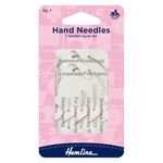 Hemline H215.7 7x Repair Hand Sewing Needles Mattress/Carpet/Sail/Upholstery