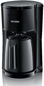 Severin KA 9306 Coffee Maker Black Capacity Copper=8 Insulated Jug, with Filter Coffee Function