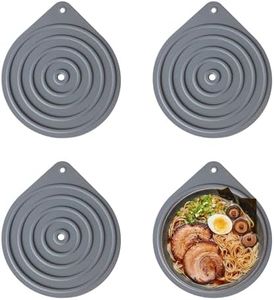 4PCS Microwave Plate Warmers, Silicone Plate Warmer for Warming Dinner Plates, Plate Warmer Heat Resistant, Non-Slip Silicone Mats for Microwave Oven Hot Plate Pan Pot