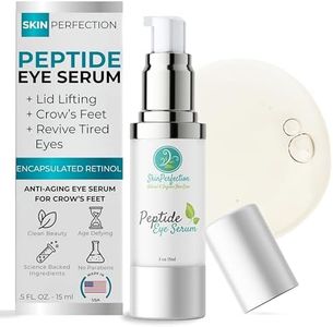 Peptide Eye Serum Target Crow's Feet Lines Wrinkles Lifts Firms Youthful Contour Snap 8 Retinol Acetyl Hexapeptide 30 Inyline Antarcticine Skin Perfection .5 oz