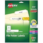 Avery File Folder Labels, 6667 x 3.