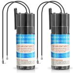 Podoy SPP6 Hard Start Capacitor Replacement 𝟮𝟬𝟮𝟯 𝗨𝗽𝗴𝗿𝗮𝗱𝗲𝗱 Compatible with Supco Relay 1/2HP-10HP 500% Increase Starting Torque 120-288V AC Compressor(Pack of 2)