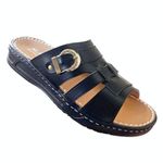 Arabian Comfort: Authentic Handcrafted Arab Sandals for Men (Black, 6)