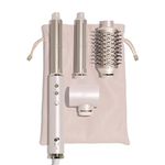 T3 Aire 360 Air Styler Auto World Voltage Blowout Kit with Ceramic Curling Attachments, Oval Brush & Drying Concentrator | Fast, Healthy Blowouts and Long-Lasting Curls| For All Hair Types