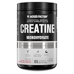 Creatine Monohydrate Powder 425g - Creatine Supplement for Muscle Growth, Increased Strength, Enhanced Energy Output and Improved Athletic Performance by Jacked Factory - 85 Servings, Cherry Limeade