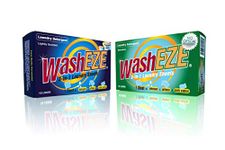 WashEZE 3-in-1 Laundry Detergent - Sheets 10 Count, No Scent Portable Individual Packages For Easy Travel. Space Saving and More Efficient than pods, pacs, liquids or powders.