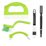 LOOPES Grout Brush 5 in 1 Bathroom Shower Cleaning Brush Carpet Brush Joint Scrubber Cleaning Tool Multifunction Use For Bathroom, Kitchen, Household & Tile Cleaning