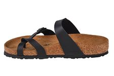 Birkenstock Women's Flip Flop Sandals, 6.5 us, Black, 9-9.5
