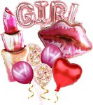 Lip Balloons Lipstick Balloons Set,