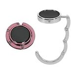 kwmobile Purse Hanger for Table (Set of 2) - Purse Hook for Table - Folding Handbag Hanger - Portable Bag Holder