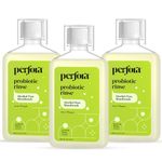 Perfora Lemon Mint Mouthwash | Vitamin C Mouth Freshener For Dental Hygiene & Fresh Breath | No Artificial Flavors & Colors | Alcohol Free Mouth Wash for Men Women & Kids | Fights Germs | Pack of 3 (300ml)