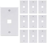 VCE 1 Port Keystone Wall Plate UL L