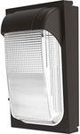 Lithonia Lighting TWX1 LED P2 40K MVOLT PE DDBTXD Outdoor Wall Pack Light, Photocell Glass, 4000K CCT, Textured Bronze