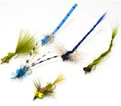 Outdoor Planet 12 Effective Dragonfly and Damsel Fly Fishing Flies | Dry Flies, Wet Flies, Nymphs Flies | Trout, Bass, Bluegill, Panfish, Browns and Rainbows