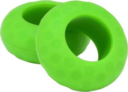 2-Pack of Bat Grip Choke up Rings for Youth Baseball, Tee Ball and Softball - Improve Swing and Increase Control With Your Baseball Bat Choker Produced by Grippi (Neon Green)