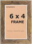 Clay Roberts Photo Picture Frame 6 x 4, Brown, Freestanding and Wall Mountable, 10 x 15 cm, 6x4 Picture Frames, Brown Frames, Photo Frame, 6x4 Photo Frames, Picture Frames, 4x6 Photo Frames