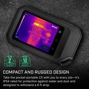 FLIR C5 Thermal Imaging Camera – Compact Infrared Handheld Device