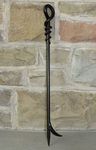 Hand Forged Wrought Iron Fire Poker with Log Hook 600mm Long - Hand Forge in Sheffield