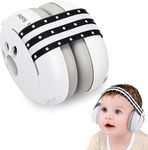 Laudexua Baby Ear Protection, Noise Cancelling Headphones for Babies and Toddlers Up to 36 Months (Black.)