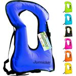 Inflatable Snorkel Vest Adults, Portable Snorkel Jacket, Buoyancy Vest for Snorkeling, Swimming, Kayaking, Boating, Safety Load Up to 220 Ibs