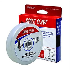 Eagle Claw Test 300-Yard Easy Cast Classic Line (Clear Blue, 10-Pounds)