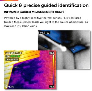 Flir MR160 Moisture Meter – Infrared Guided Measurement Tool