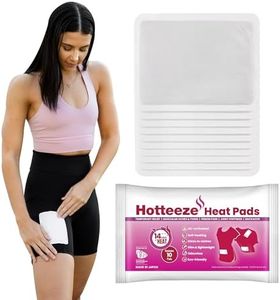 Hotteeze Heat Pads with Activated Carbon for Muscle & Menstrual Cramps Soothing, Eco-Friendly- Pack of 1 (10 Pads)