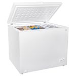 Kenmore Deep Freezer - Chest Freezer, 1 Basket, Garage Ready, Meat Storage, Front Drain, Congelador For Home, Apartment, Basement, Dorm, Shed, Cottage, Manual Defrost, Stand Up, 8.7 Cubic Feet, White