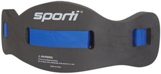 Sporti Swim Belts, Swim Float Jogbelt with Adjustable Belt for Water Fitness Exercises, Swimming Trainer Flotation Belt - Black - L/XL