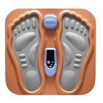 Electric Foot Massager for Pain and Circulation: Blisstaar Rechargeable EMS Feet Massagers with Remote Control for Men and Women to Stimulate Muscles and Relax Feet