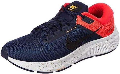 Nike Men's Quest 4 Running Shoes, Obsidian Bright Crimson, 11 US