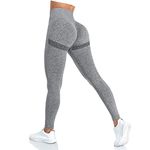 Yaavii Women Seamless Yoga Leggings High Waisted Yoga Pants Tummy Control Squat Proof Stretch Gym Workout Tight