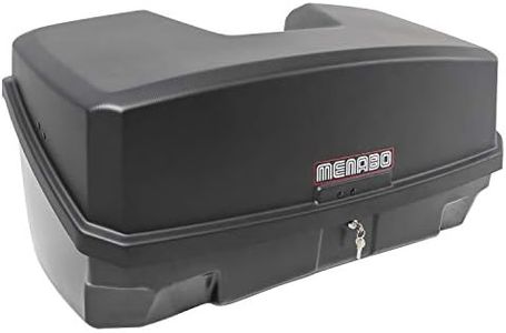 Menabo Boxxy Boîte de transport pour porte-v�élos monté sur boule d’attelage ou sur hayon - Noir - 330 l