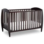 Delta Children Archer 4-in-1 Convertible Baby Crib, Dark Chocolate