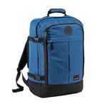 Cabin Max Metz 55x40x20 cm Recycled Travel Backpack Hand Luggage Flight Bags Cabin Bag 55 x 40 x 20 (Navajo Blue)