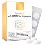Healthspan ImmunoVit Zinc Defence Lozenges (45 Lozenges) | All Year-Round Immunity Support | Cold & Flu | Providing 10mg Ionic Zinc (100% NRV) | Peppermint Flavoured | Vegan