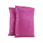 AKAR 19 x 29 Inch Mailing Bags – Strong Polythene Posting Mail Bags with Aluminium Adhesive Strip – 60 Microns – Easy Seal – XX-Large 48 x 74cm – For Non-Fragile Items (Pink, 5 Pack)