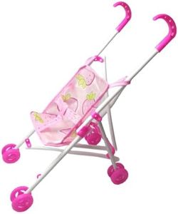 URJIX Childrens Doll Stroller Toy Interactive Toy Dolls Pram Party Favors for Kids| Baby|Toys for Baby|Developmental Baby Toys