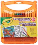 Crayola Create & Colour Coloured Pencils Kit (65 pcs Set) Gift Set