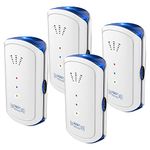 T-MENG Ultrasonic Pest Repellent,Electronic Pest Repeller Control Plug In for Insect Mice, Mouse, Bugs, Flea, Fly, Spiders, Mosquitoes, Roaches, Ants, 2025 NEW,4 Pack