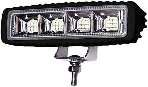Wave One Marine | Hi-Lumen LED Spreader Light | IP68 Waterproof Boat Deck Flood Beam | Bright 2000+ Lumen Output for Night Fishing (Black Housing)
