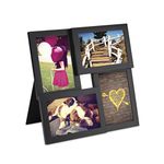 Umbra Pane, Multi 4x6 Picture Frame Collage for Desktop, Black