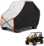 NEVERLAND UTV Cover 2 Seater Waterproof - Upgrade Windproof Design for Side By Side Cover Compatible with RZR Polaris Ranger Yamaha Rhino Can-Am Commander Defender Honda Pioneer (126" x 71" x 77")