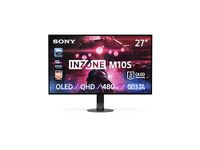Sony INZONE M10S 27" OLED QHD PC Gaming Monitor: 1440p, 480Hz, 0.03ms GTG, DCI-P3 98.5%, G-Sync, Adaptive Sync, VRR, Developed model with Fnatic, 1300 nits, DisplayPort 2.1-2 x HDMI 2.1- PC, PS5